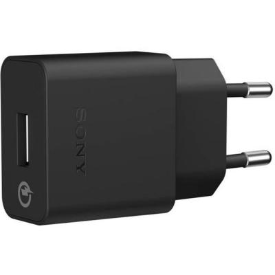 Chargeur quick charger 2.0 original sony uch10 noir + c&acirc;ble UCH10