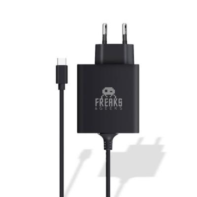 FREAKS AND GEEKS Chargeur secteur -  - Nintendo Switch 2 - 30 W - Noir