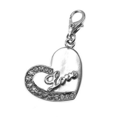 SO CHARM BIJOUX Charms Et Perles So Charm - CH0998-ARGENT - Charm Coeur Love