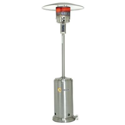 SOVELOR Parasol Chauffant Mobile Au Gaz Propane Inox  Brasilia Mi