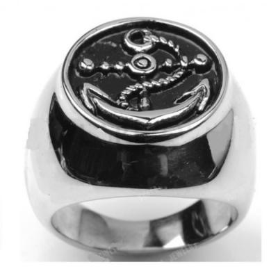  chevaliere ancre marine 9us bague homme femme rockabilly 