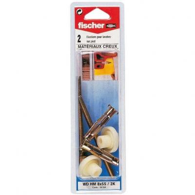 FISCHER Kit sanitaire WD HM 8x55 pour fixations sanitaires mat&eacute;riaux creux