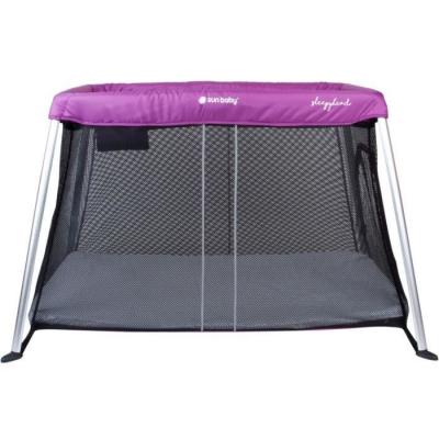 HUCOCO CHIC - Lit Parapluie 2en1 - Lit de voyage B&eacute;b&eacute;/enfant - Fonction violet noir