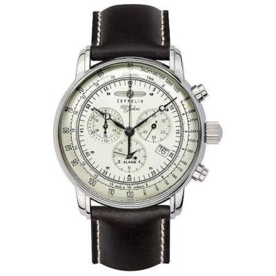 ZEPPELIN Chronographe Montre pour Hommes 100 Jahre  - 8680-3