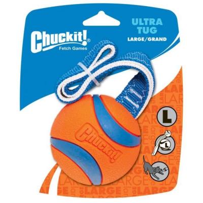 CHUCKIT ! Ultra tug L - Balle en caoutchouc &Oslash; 7,5cm - Pour chien