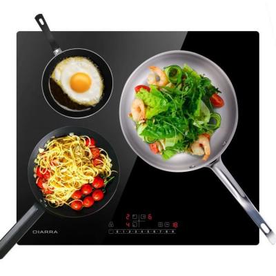 CIARRA Plaque induction  CBBIH3B-OW 3 foyers booster
