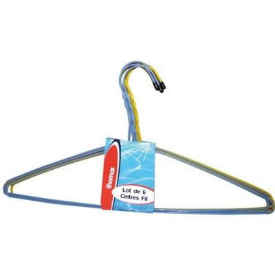 THOMAS  Cintres chemise plastifi&eacute;s - Jaune