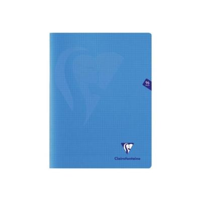  Cahier - 24x32(cm) - Petits carreaux - 96 pages - couverture en polypro - sans spirale - Clairefontaine - Mimesys 