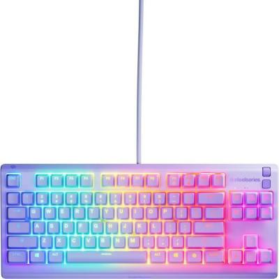 STEELSERIES Clavier gaming filaire -  - apex 3 tkl - azerty - lavande