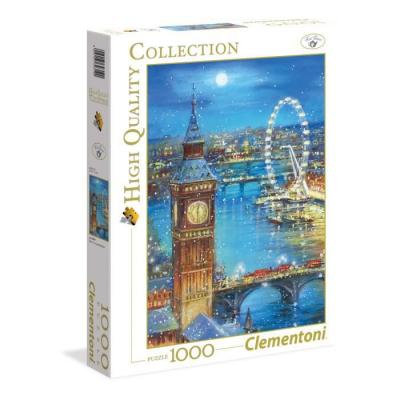 CLEMENTONI  - 39319 - PUZZLE 1000 PIeCES SNOW ON THE BIG BEN 