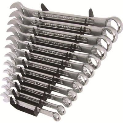 SILVERLINE Jeu de 12 cl&eacute;s mixte multifonction, 8 &agrave; 19 mm 
