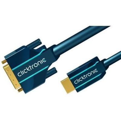GOOBAY Clicktronic - 70342 - Casual C&acirc;ble adaptateur HDMI/DVI 3 m