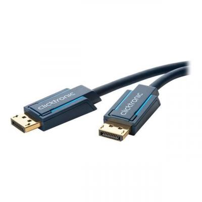 CLICKTRONIC  70712 Casual C&acirc;ble Display Port, 3m Longueur