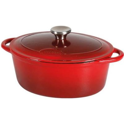  Cocotte ovale en fonte &eacute;maill&eacute;e 6,5 litres SITRASLOW Tous feux dont Induction 