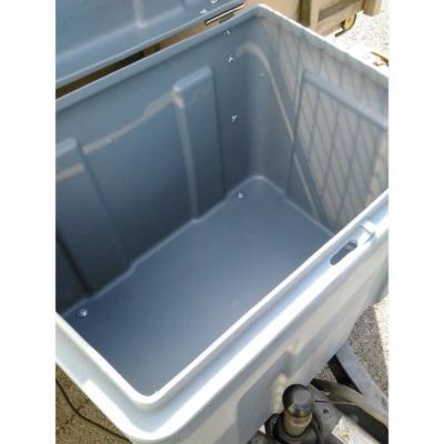  Coffre de jardin 140L-Gris Clair-53cm - Gris Clair