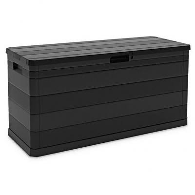 TOOMAX Coffre De Rangement  - 280 L - Noir - Finition bois