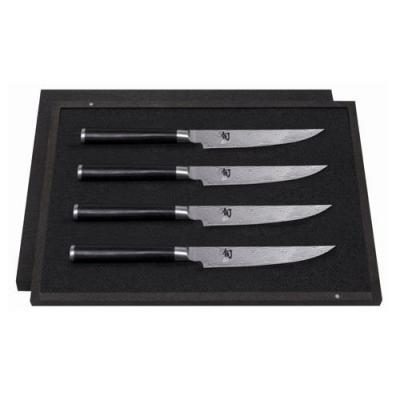 KAI Coffret 4 Couteaux &agrave; steak Japonais Shun Classic lames 12,5cm