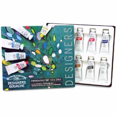 GENERIQUE WINSOR & NEWTON Designers Gouache Set 10X14ml Debutant