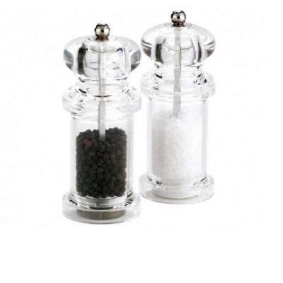 COLE & MASON COLE&MASON 505 Coffret moulins sel et poivre H50518P 14cm transparent