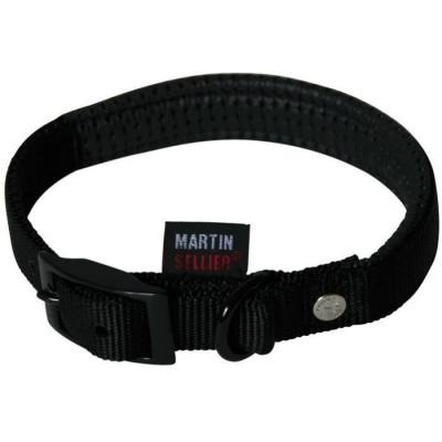 MARTIN SELLIER Collier pour chien Confort noir Longueur 45cm 