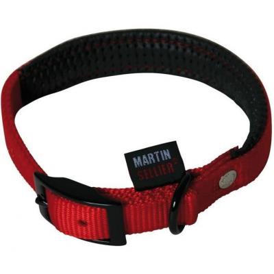 MARTIN SELLIER Collier pour chien Confort rouge Longueur 45cm 