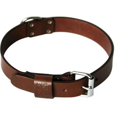 MARTIN SELLIER Collier pour chien cuir marron 70cm 
