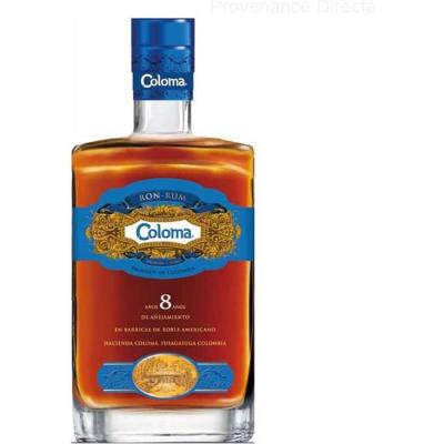 RON COLOMA  8 Years Old 40% Vol. 0,7l en bo&icirc;te cadeau