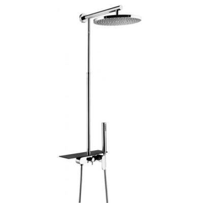 ESSEBAGNO Colonne de douche m&eacute;canique avec tablette Apsara ii chrome - 