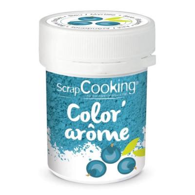 SCRAPCOOKING Color'ar&ocirc;me - bleu / myrtille - 10g - 