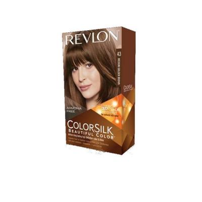 REVLON  Colorsilk Coloration Permanente N&deg;43 Ch&acirc;tain Dor&eacute; Moyen