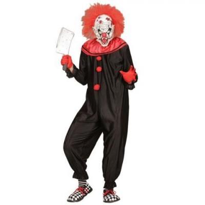 WIDMANN Combinaison Clown Tueur Noir/Rouge (42/44)