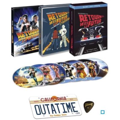 Coffret Retour vers le futur La trilogie Combo Blu-ray + DVD + UV