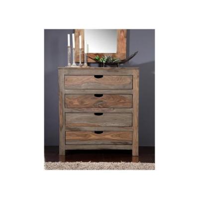 Commode - Bois massif de palissandre huil&eacute; - NATURE GREY #85