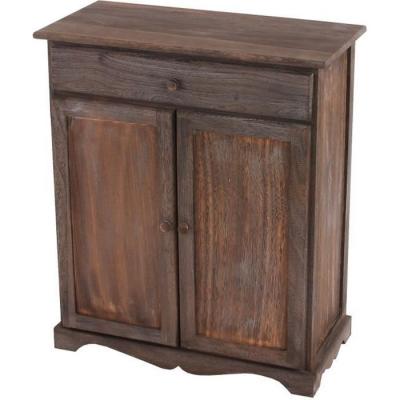 Commode / table d'appoint / armoire, 66x33x78cm, shabby, vintage, marron