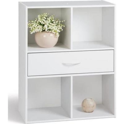 COMPO Meuble de rangement contemporain blanc - L 62 cm