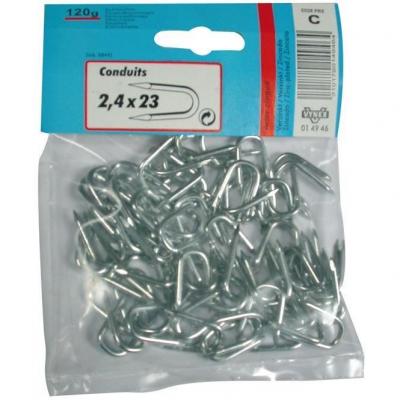 VYNEX  - Conduit acier zingu&eacute; 2,4x23 Sachet 120 gr