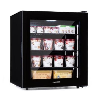 KLARSTEIN  - IceAge 88 Cong&eacute;lateur 88 litres classe E 3 &eacute;tag&egrave;res thermostat fa&ccedil;ade en verre