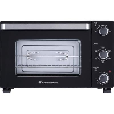 CONTINENTAL EDISON CEMF46B3 - Four &eacute;lectrique - convection - 46 litres - 1800 Watt - noir