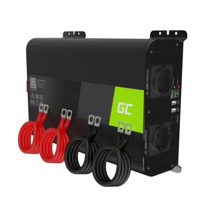GREEN CELL  pro convertisseur de tension dc 12v &agrave; ac 230v 2000w/4000w pur sinus