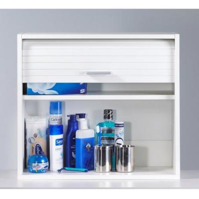Meuble de wc et Salle de Bains Blanc