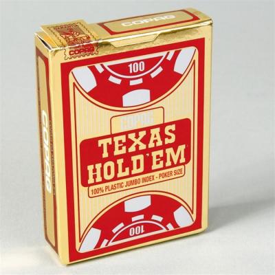 COPAG Cartes  Texas Hold'em Gold - Rouge
