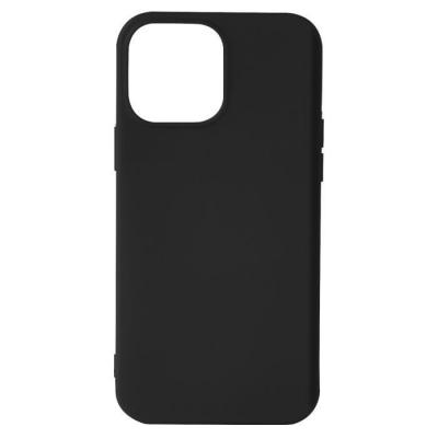 Coque iPhone 13 Pro Silicone Semi-rigide Finition Soft-touch noir Noir