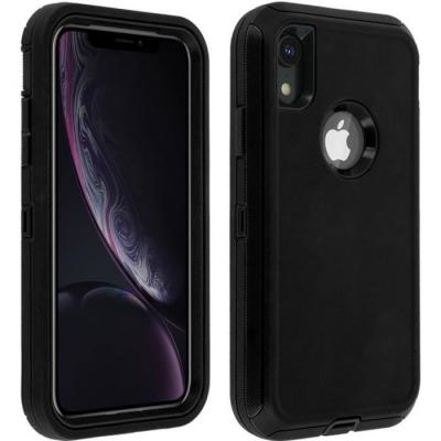AVIZAR Coque pare-chocs noire  pour iPhone XR