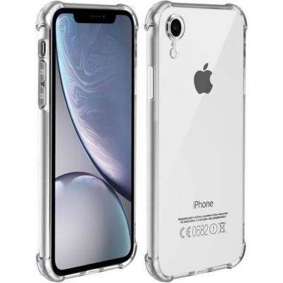 AVIZAR Coque iPhone XR Protection Souple Silicone gel Angles renforc&eacute;s - Transparent