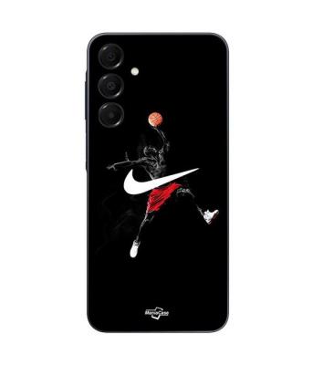 MANIACASE Coque pour Samsung Galaxy A16 nike jordan logo fond noir 