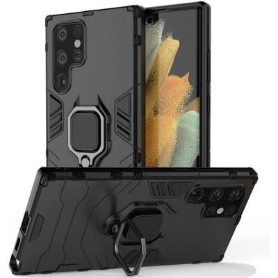 NOVAGO Coque pour Samsung Galaxy S22 ULTRA 5G Anti Choc avec Bague Anti Chute / b&eacute;quille [] 