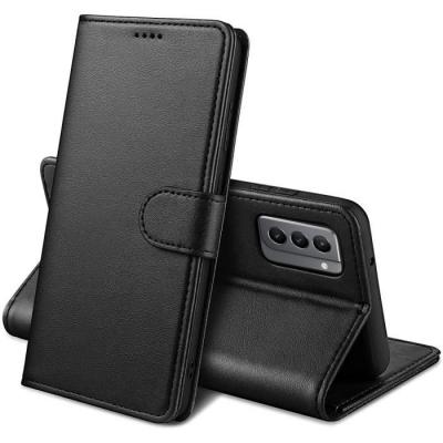 PHONILLICO Coque pour Samsung S21 - Portefeuille Noir Rabat Clapet Aimant&eacute; Rangement Cartes []