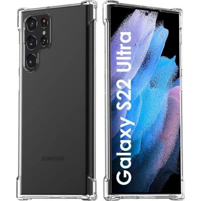 PHONILLICO Coque pour Samsung S22 ULTRA 5G - Antichoc Protection Silicone Souple Transparent