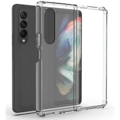 PHONILLICO Coque pour Samsung Z FOLD 4 - Antichoc Protection Silicone Souple Transparent