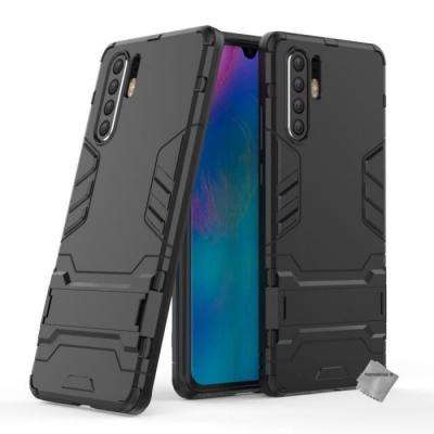 HTDMOBILES Coque rigide anti choc pour Huawei P30 Pro + film ecran - NOIR